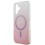 Husa de protectie Guess IML Glitter Gradient MagSafe (GUHMP16MHGRCELW) compatibil cu iPhone 16 Plus, Maro