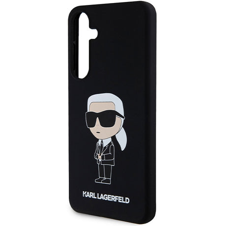 Husa de protectie Karl Lagerfeld Silicone (KLHCS24MSNIKBCK) compatibil cu Samsung Galaxy S24 Plus, Ikonik
