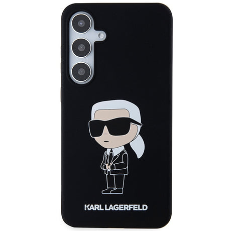 Husa de protectie Karl Lagerfeld Silicone (KLHCS24MSNIKBCK) compatibil cu Samsung Galaxy S24 Plus, Ikonik