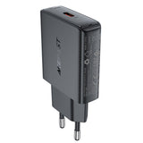 Incarcator Acefast (A65), Type-C, GaN Technology, 20W, Power Delivery, Negru