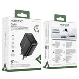 Incarcator Acefast (A49), 2x Type-C, Universal Charger, GaN Technology, PD35W, Negru