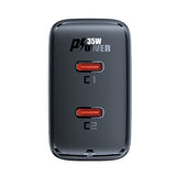 Incarcator Acefast (A49), 2x Type-C, Universal Charger, GaN Technology, PD35W, Negru