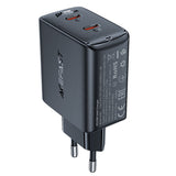 Incarcator Acefast (A49), 2x Type-C, Universal Charger, GaN Technology, PD35W, Negru