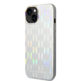 Husa de protectie Karl Lagerfeld Hardcase Monogram (KLHCP14MLGMMSV3) compatibil cu iPhone 14 Plus, Iridescent