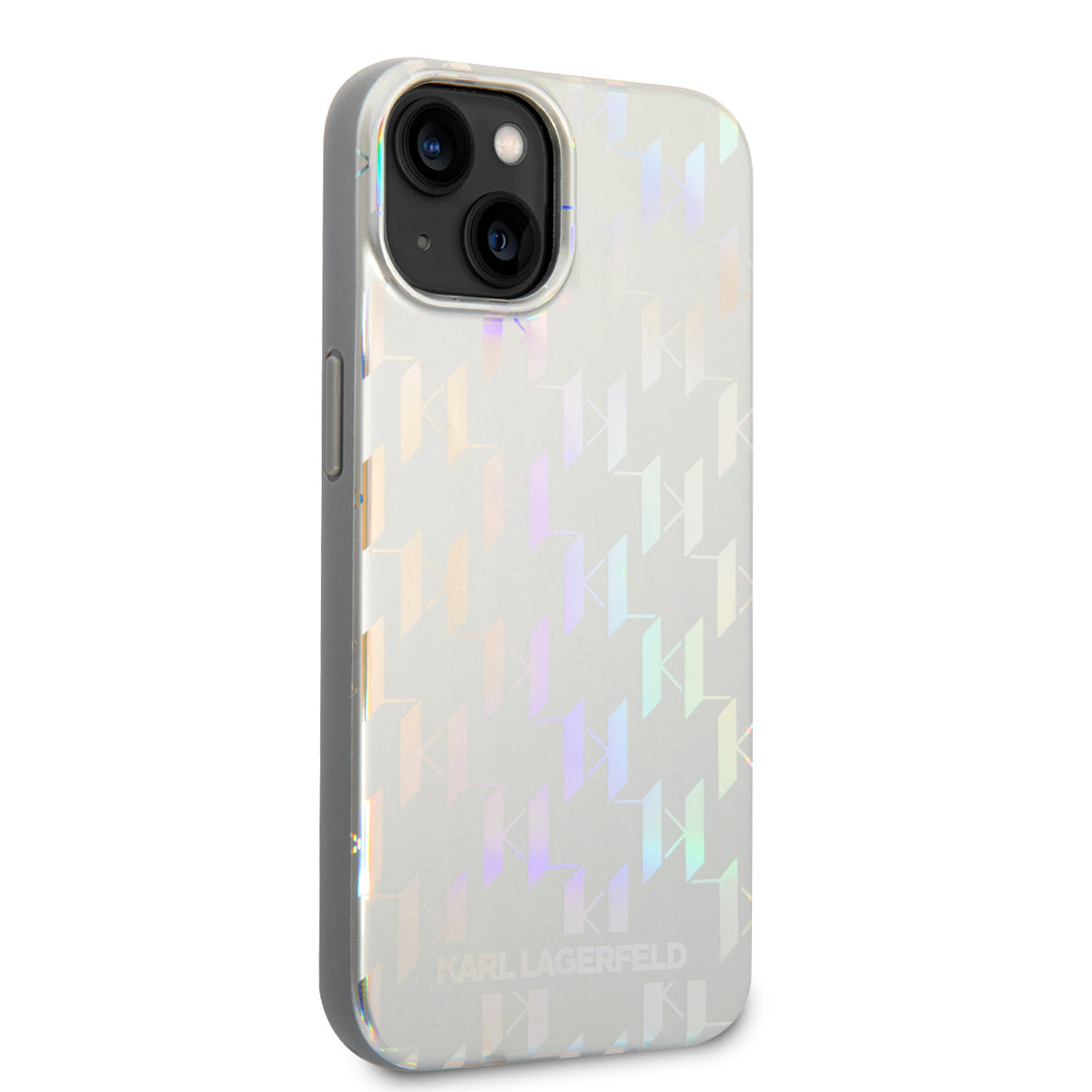 Husa de protectie Karl Lagerfeld Hardcase Monogram (KLHCP14MLGMMSV3) compatibil cu iPhone 14 Plus, Iridescent