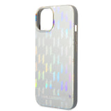 Husa de protectie Karl Lagerfeld Hardcase Monogram (KLHCP14MLGMMSV3) compatibil cu iPhone 14 Plus, Iridescent