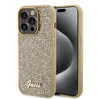 Husa de protectie Guess Disco Metal Script (GUHCP15XPMSDGSD) compatibil cu iPhone 15 Pro Max, Auriu