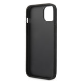 Husa de protectie Karl Lagerfeld Hardcase Monogram (KLHCP14MPGKLSKW) compatibil cu iPhone 14 Plus, Maro Stripe