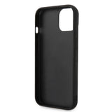 Husa de protectie Karl Lagerfeld Hardcase Leather Puffy (KLHCP14MPSQAK) compatibil cu iPhone 14 Plus, Elongated Logo