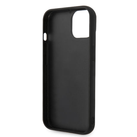 Husa de protectie Karl Lagerfeld Hardcase Leather Puffy (KLHCP14MPSQAK) compatibil cu iPhone 14 Plus, Elongated Logo