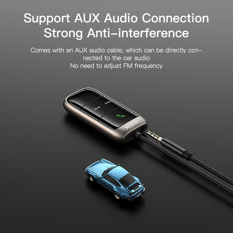 Gadget Yesido FM Modulator Bluetooth Car Receiver (YAU32), LED Display, TF Card, Negru