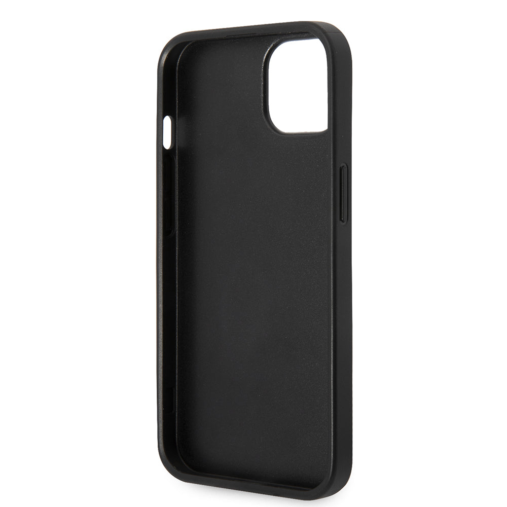 Husa de protectie Karl Lagerfeld Saffiano (KLHCP14MSAPKHK) compatibil cu iPhone 14 Plus, Karl`s Head