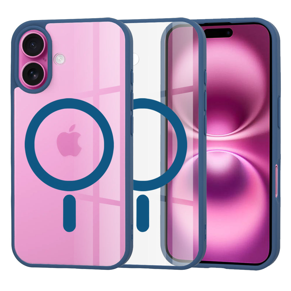 Husa de protectie Techsuit MagSafe Pro compatibil cu iPhone 16 Plus, Albastru