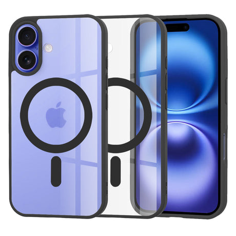 Husă de protecție Techsuit MagSafe Pro neagră pentru iPhone 16