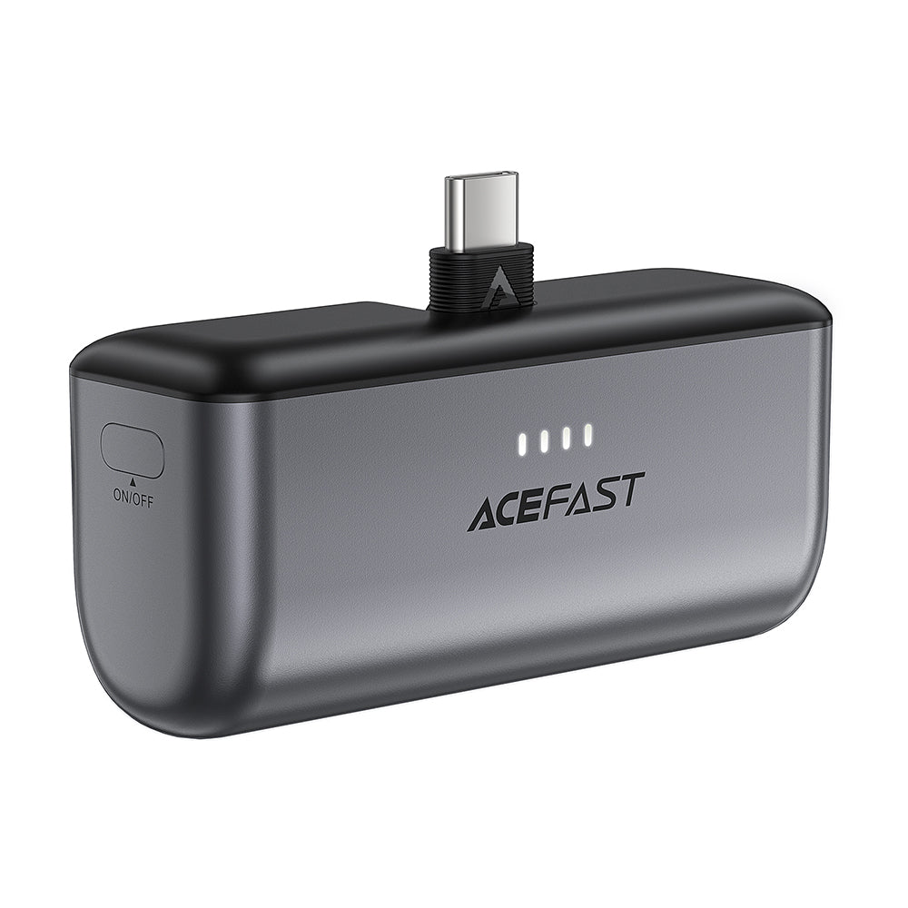 Baterie externa Acefast M9-5000, 5000mAh, 2x Type-C, PD20W, Negru