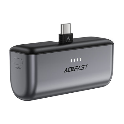 Baterie externa Acefast M9-5000, 5000mAh, 2x Type-C, PD20W, Negru