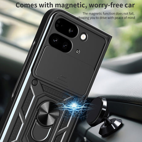 Husa de protectie Techsuit CamShield Series compatibil cu Google Pixel 9 Pro Fold, Albastru