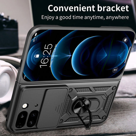 Husa de protectie Techsuit CamShield Series compatibil cu Google Pixel 9 Pro Fold, Albastru
