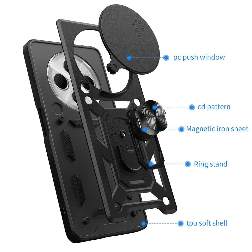 Husa de protectie Techsuit CamShield Series compatibil cu Xiaomi Redmi 14C / Poco C75, Negru