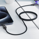 Cablu Acefast (C12-03), Type-C to Type-C, 60W, High-Speed Charging, 1.2m, Negru