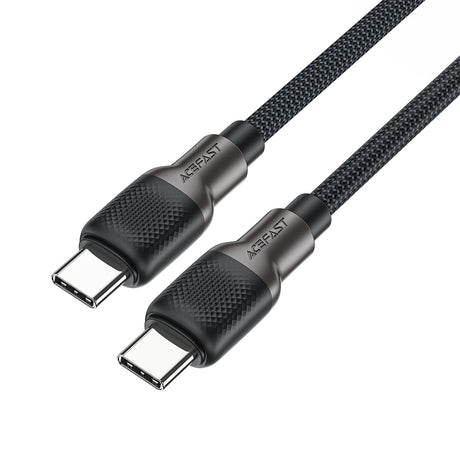 Cablu Acefast (C10-03), Type-C to Type-C, 60W, High-Speed Charging, 1.2m, Negru