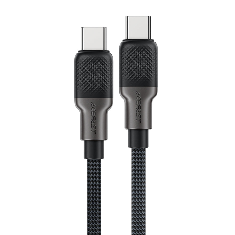 Cablu Acefast (C10-03), Type-C to Type-C, 60W, High-Speed Charging, 1.2m, Negru