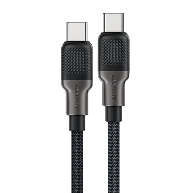 Cablu Acefast (C10-03), Type-C to Type-C, 60W, High-Speed Charging, 1.2m, Negru