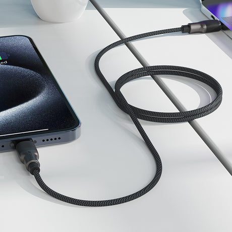Cablu Acefast (C10-03), Type-C to Type-C, 60W, High-Speed Charging, 1.2m, Negru