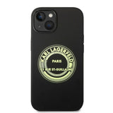 Husa de protectie Karl Lagerfeld Silicone (KLHCP14MSRSGRCK) compatibil cu iPhone 14 Plus, Negru Rsg