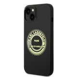Husa de protectie Karl Lagerfeld Silicone (KLHCP14MSRSGRCK) compatibil cu iPhone 14 Plus, Negru Rsg