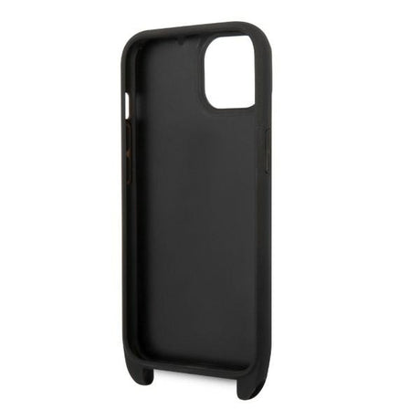 Husa de protectie Karl Lagerfeld Hardcase Monogram (KLHCP14MSTKMK) compatibil cu iPhone 14 Plus, Ikonik Patch