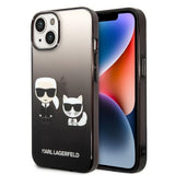 Husa de protectie Karl Lagerfeld Hardcase (KLHCP14MTGKCK) compatibil cu iPhone 14 Plus, Gradient Ikonik Karl&Choupette