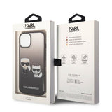 Husa de protectie Karl Lagerfeld Hardcase (KLHCP14MTGKCK) compatibil cu iPhone 14 Plus, Gradient Ikonik Karl&Choupette