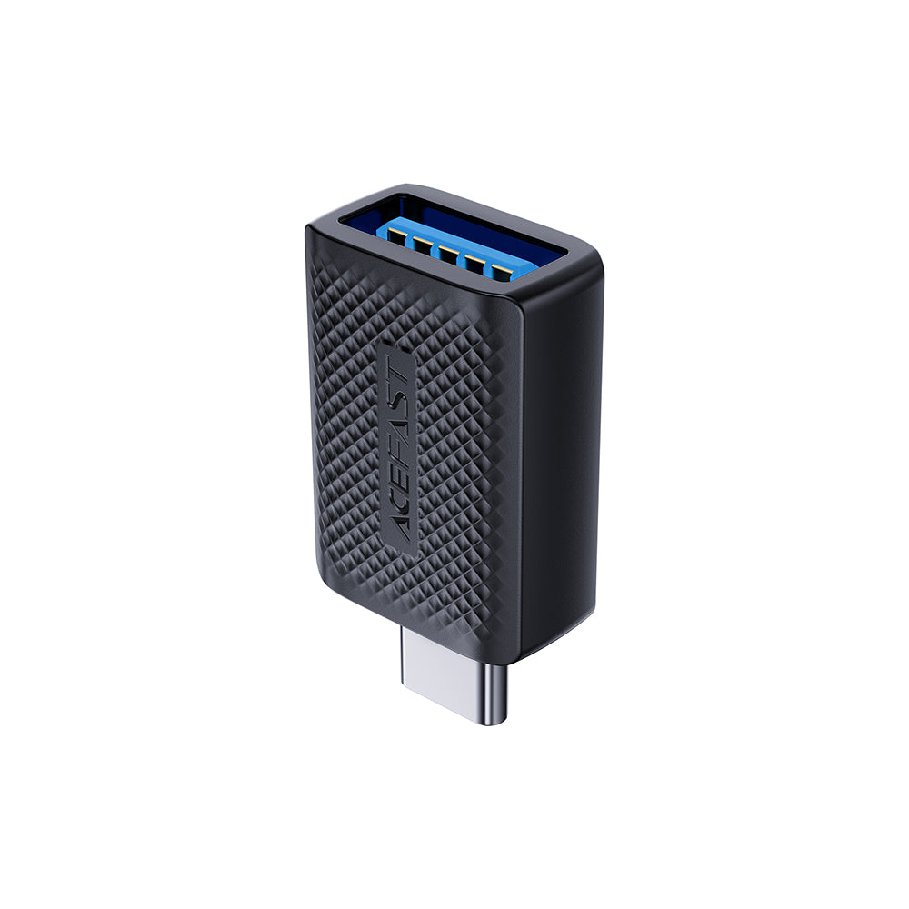 Adaptor Acefast Adapter (J1), Type-C to USB 3.0, 5Gbps, Fast Charging, Data Transmission, Negru