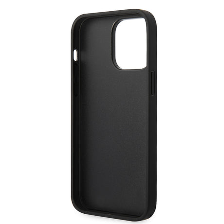 Husa de protectie Karl Lagerfeld Hardcase Glitter (KLHCP14XGFKPG) compatibil cu iPhone 14 Pro Max, Argintiu Flakes Ikonik