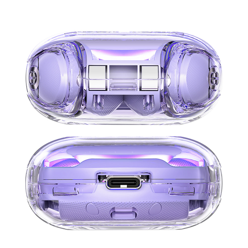 Casti Acefast (T8), USB-C, IPX4, Bluetooth 5.3, AI Call Noise Reduction, Digital Display, 480mAh, Mov