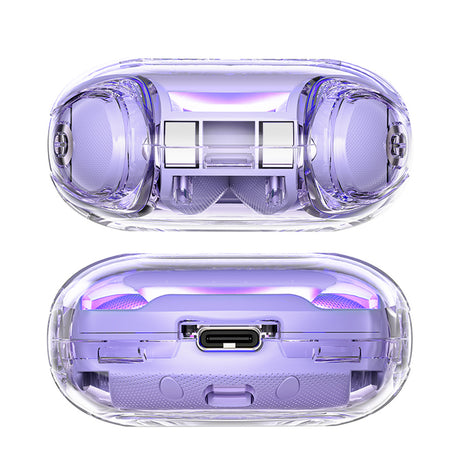 Casti Acefast (T8), USB-C, IPX4, Bluetooth 5.3, AI Call Noise Reduction, Digital Display, 480mAh, Mov