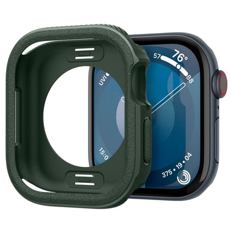 Husa de protectie smartwatch Spigen Caseology Vault compatibil cu Apple Watch 10 46mm / Watch 11 46mm, Bleumarin Green