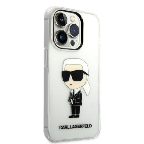 Husa de protectie Karl Lagerfeld compatibil cu iPhone 14 Pro Max, Transparent
