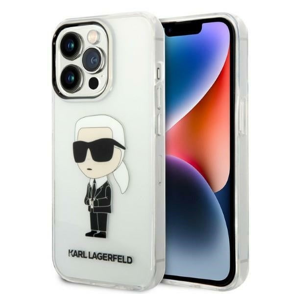 Husa de protectie Karl Lagerfeld compatibil cu iPhone 14 Pro Max, Transparent