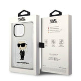 Husa de protectie Karl Lagerfeld compatibil cu iPhone 14 Pro Max, Transparent