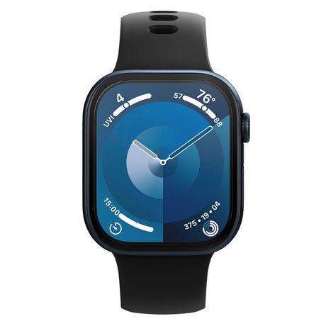 Folie de protectie smartwatch Spigen (set de 2) Elite Shield EZ Fit (AFL08579) compatibil cu Apple Watch 10 46mm / Watch 11 46mm, Transparent