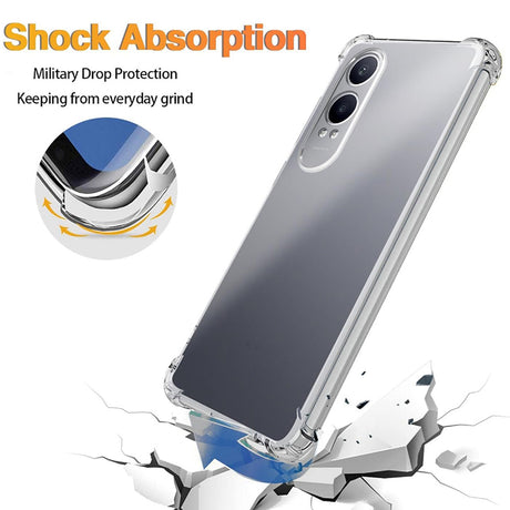 Husa de protectie Techsuit Shockproof Clear Silicone compatibil cu OnePlus Nord CE4 Lite, Transparent