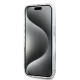 Husa de protectie Karl Lagerfeld IML Luxury (KLHCP15SHKLPCHT) compatibil cu iPhone 15, Transparent Choupette Head&Monogram