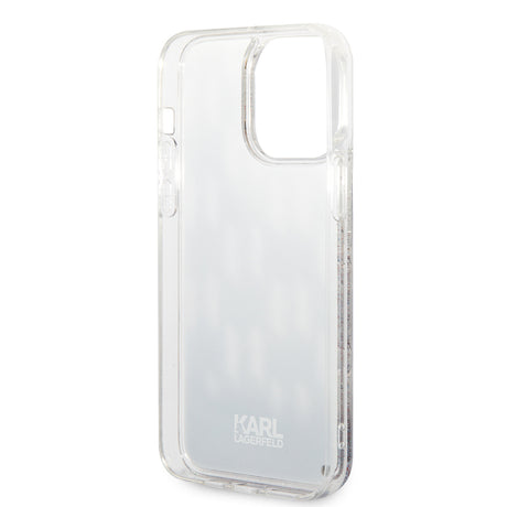 Husa de protectie Karl Lagerfeld Hardcase Liquid Glitter (KLHCP14XLMNMK) compatibil cu iPhone 14 Pro Max, Monogram