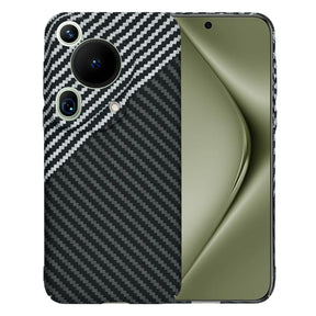 Husa de protectie Techsuit Carbonite FiberShell compatibil cu Huawei Pura 70 Ultra, Stealth Gray