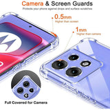 Husa de protectie Techsuit Shockproof Clear Silicone compatibil cu Motorola Edge 50 Neo / Edge 60 Neo / Motorola ThinkPhone 25, Transparent