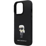 Husa de protectie Karl Lagerfeld Silicone (KLHCP14XSMHKNPK) compatibil cu iPhone 14 Pro Max, Ikonik Metal Pin
