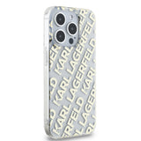 Husa de protectie Karl Lagerfeld IML Luxury (KLHCP15LHKFOEMD) compatibil cu iPhone 15 Pro, Auriu Fullover Logo