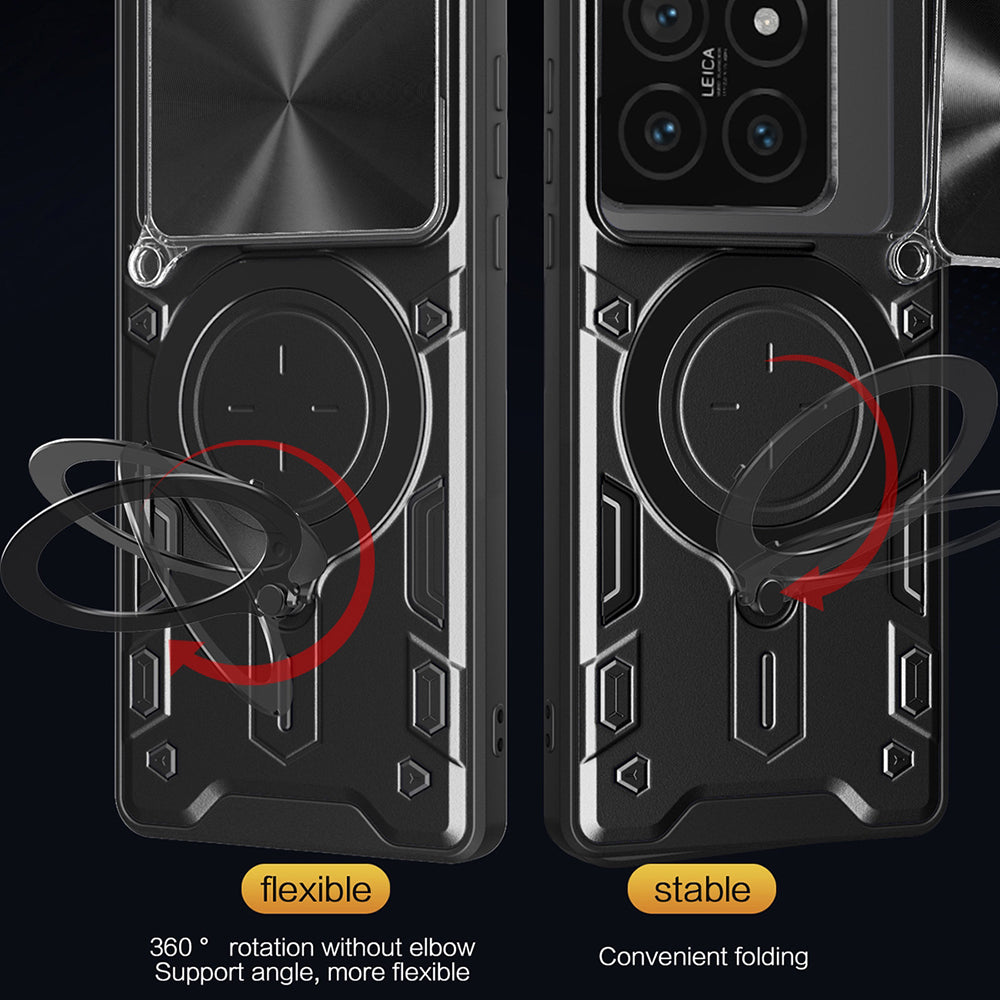 Husa de protectie Techsuit CamGuard Pro compatibil cu Xiaomi 14T, Negru
